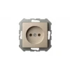 Розетка 2P Liregus Epsilon шампань 28-309 Розетка 2P Liregus Epsilon шампань 28-309