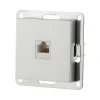 Розетка LK Studio компьютерная RJ-45 кат. 5е с накладкой (серебристый металлик) LK80 846103-1 Розетка LK Studio компьютерная RJ-45 кат. 5е с накладкой (серебристый металлик) LK80 846103-1