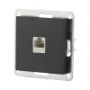 Розетка LK Studio компьютерная RJ-45 кат. 5е с накладкой (черный бархат) LK80 846108-1 Розетка LK Studio компьютерная RJ-45 кат. 5е с накладкой (черный бархат) LK80 846108-1