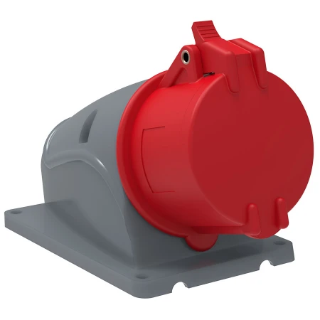 MAGNUM Розетка стационарная ССИ-115 16А-6ч/200/346-240/415В 3P+PE+N IP44 IEK PSN12-016-5