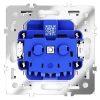 Розетка встраиваемая Voltum S70 с заземлением, защитными шторками и крышкой 16А, (белый матовый) VLS040302 Розетка встраиваемая Voltum S70 с заземлением, защитными шторками и крышкой 16А, (белый матовый) VLS040302