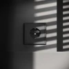 Розетка встраиваемая Voltum S70 с заземлением и защитными шторками, 16А, (графит) VLS040207 Розетка встраиваемая Voltum S70 с заземлением и защитными шторками, 16А, (графит) VLS040207