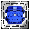 Розетка встраиваемая Voltum S70 с заземлением и защитными шторками, 16А, (графит) VLS040207 Розетка встраиваемая Voltum S70 с заземлением и защитными шторками, 16А, (графит) VLS040207