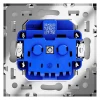 Розетка встраиваемая Voltum S70 с заземлением 16А, (белый матовый) VLS040102