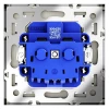 Розетка встраиваемая Voltum S70 с заземлением и защитными шторками, 16А, (сталь) VLS040205 Розетка встраиваемая Voltum S70 с заземлением и защитными шторками, 16А, (сталь) VLS040205