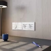 Розетка встраиваемая Voltum S70 с заземлением и защитными шторками, 16А, с USB, A+A, (белый глянцевы VLS040401 Розетка встраиваемая Voltum S70 с заземлением и защитными шторками, 16А, с USB, A+A, (белый глянцевы VLS040401