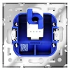 Розетка компьютерная встраиваемая Voltum S70 RJ45 кат.6, (белый матовый) VLS060102 Розетка компьютерная встраиваемая Voltum S70 RJ45 кат.6, (белый матовый) VLS060102