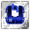 Розетка компьютерная встраиваемая Voltum S70 RJ45 кат.6, (белый глянцевый) VLS060101 Розетка компьютерная встраиваемая Voltum S70 RJ45 кат.6, (белый глянцевый) VLS060101