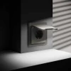 Розетка встраиваемая Voltum S70 с заземлением, защитными шторками и крышкой 16А, (шелк) VLS040304