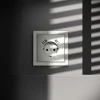 Розетка встраиваемая Voltum S70 с заземлением и защитными шторками, 16А, с USB, A+A, (сталь) VLS040405 Розетка встраиваемая Voltum S70 с заземлением и защитными шторками, 16А, с USB, A+A, (сталь) VLS040405