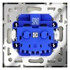 Розетка встраиваемая Voltum S70 с заземлением 16А, (шелк) VLS040104 Розетка встраиваемая Voltum S70 с заземлением 16А, (шелк) VLS040104