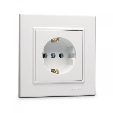 Розетка Makel с/з СП Karea 16А IP20 бел. 56001028