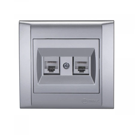 Розетка комп. двойная cat 5 Makel Defne 42065036