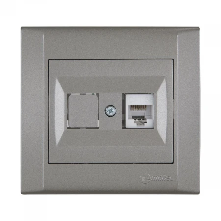 Розетка комп. двойная (1 шт. cat 5) Makel Defne 42052035