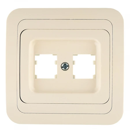 Розетка гнездо+гнездо Makel Mimoza 25038