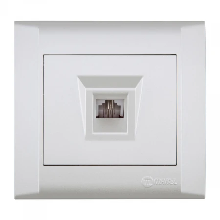 Розетка тf евро Makel Defne 42100014
