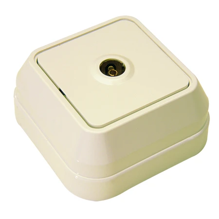 Розетка ТВ концевая 15 dB (Female) Makel 45227