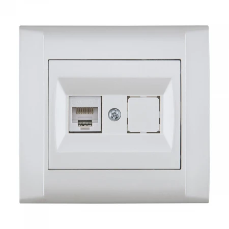 Розетка комп. двойная (1 шт. cat 5) Makel Defne 42100035