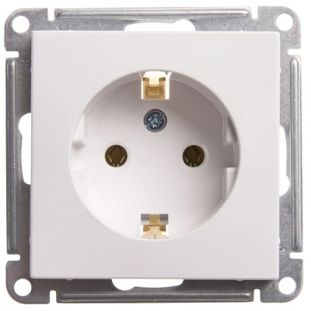 Розетка 2К+З Systeme Electric W59 16A 250V белая RS16-154-1-86