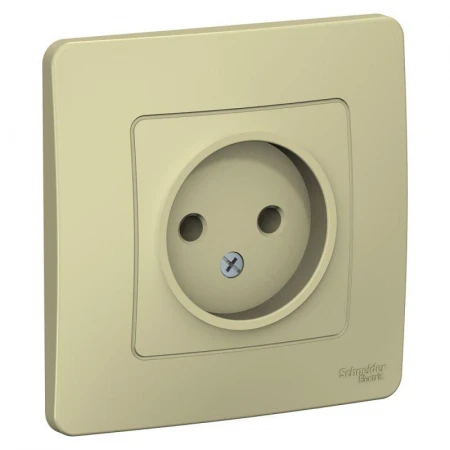 Розетка 2К Systeme Electric Blanca 16A 250V бежевая BLNRS000017
