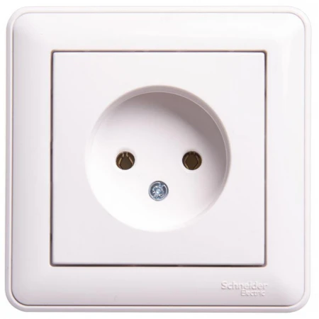Розетка 2К Systeme Electric W59 16A 250V белая RS16-153-18