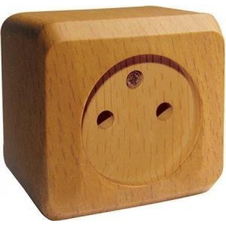 Розетка 2К Systeme Electric Этюд 16A 250V бук PA16-001T