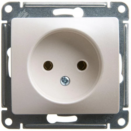 Розетка 2К Systeme Electric Glossa 16A 250V перламутр GSL000641
