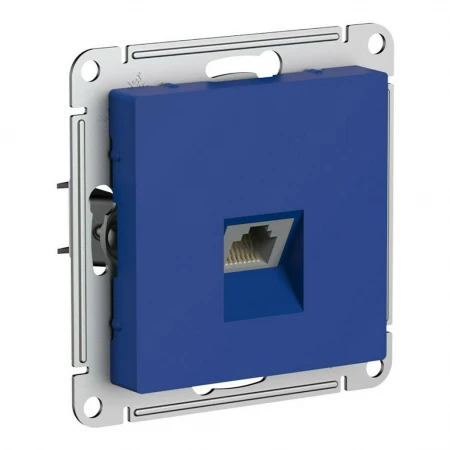 Розетка компьютерная RJ45 Systeme Electric AtlasDesign кат. 5Е аквамарин ATN001183