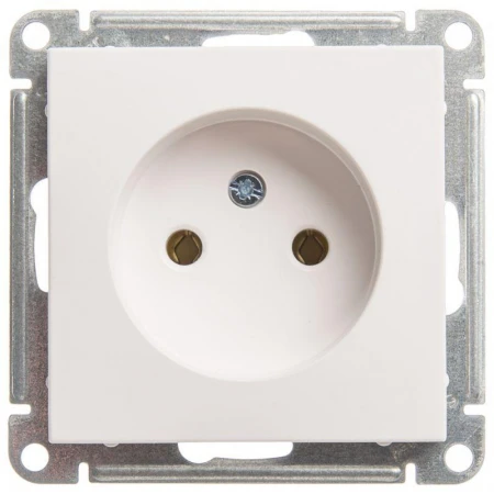 Розетка 2К Systeme Electric W59 16A 250V белая RS16-153-1-86