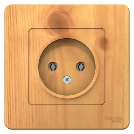 Розетка 2К Systeme Electric Blanca 16A 250V ясень BLNRS000015