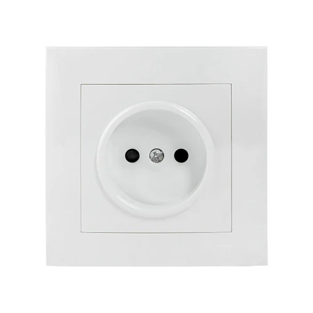Валенсия розетка 1-местная б/з 10А белая с защ. штор. EKF PROxima EWR10-022-10