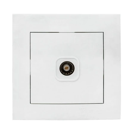 Валенсия розетка телевизионная 1-местная оконечная 10дБ-240МГц белая EKF PROxima EWA00-227-10