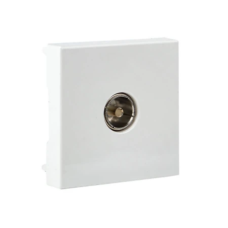 Розетка ТВ, 2 модуля EKF E2MA00-027-10