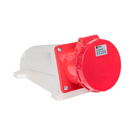 Розетка стационарная наружная 135 3Р+РЕ+N 63А 380В IP67 EKF PROxima ps-135-63-380