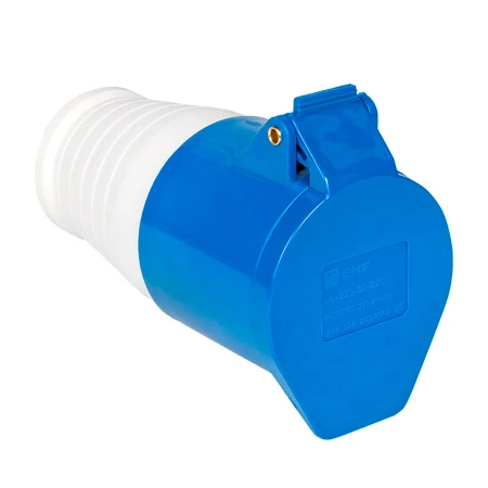 Розетка переносная 223 2Р+РЕ 32А 220В IP44 EKF PROxima ps-223-32-220