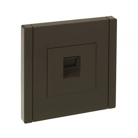 FORTE&PIANO Розетка компьютерная RJ45 кат.5E FP332 серый IEK FP-K10-1-K03