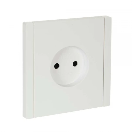FORTE&PIANO Розетка 1-местная без заземления без защитных шторок винтовое крепление 10А FP218 белый IEK FP-R10-10-K01