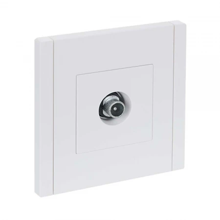 FORTE&PIANO Розетка TV проходная FP229 белый IEK FP-A10-P-K01