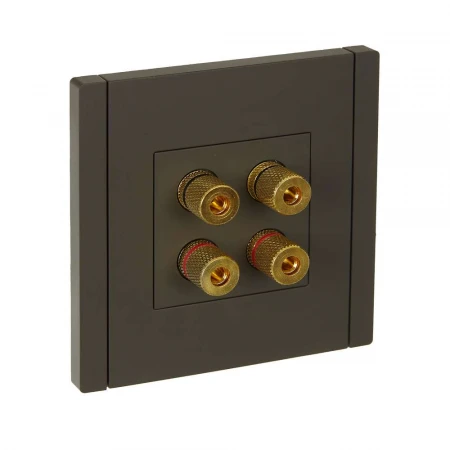 FORTE&PIANO Аудиорозетка 4-местная FP339 серый IEK FP-S40-K03