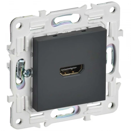 SKANDY Розетка HDMI SK-H01G графит IEK SK-H10-K53