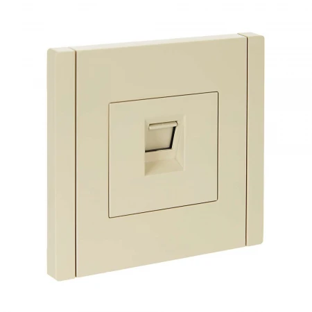 FORTE&PIANO Розетка компьютерная RJ45 кат.5E FP432 ваниль IEK FP-K10-1-K10
