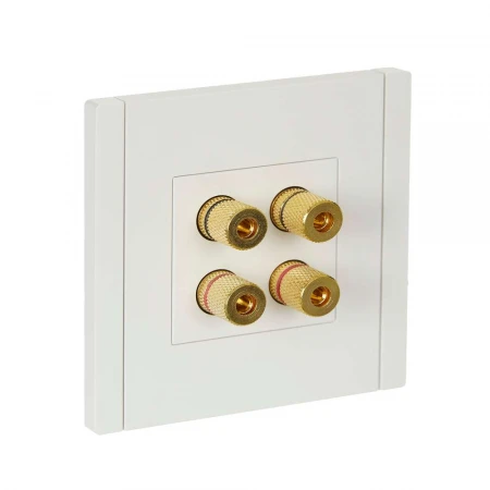 FORTE&PIANO Аудиорозетка 4-местная FP239 белый IEK FP-S40-K01