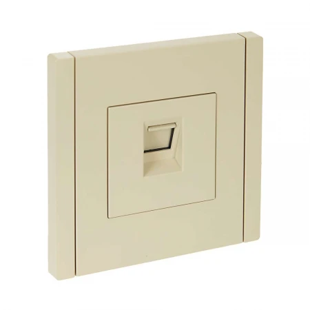 FORTE&PIANO Розетка компьютерная RJ45 кат.6 FP431 ваниль IEK FP-K10-2-K10