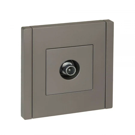 FORTE&PIANO Розетка TV проходная FP529 сталь IEK FP-A10-P-K46