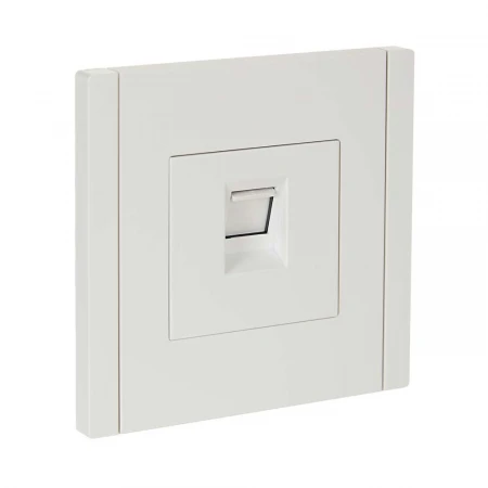 FORTE&PIANO Розетка компьютерная RJ45 кат.6 FP231 белый IEK FP-K10-2-K01