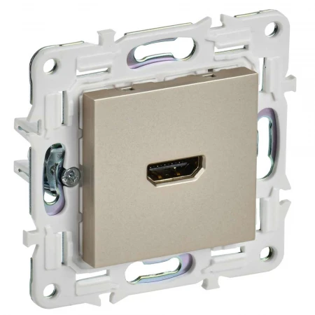 SKANDY Розетка HDMI SK-H01Sh шампань IEK SK-H10-K37