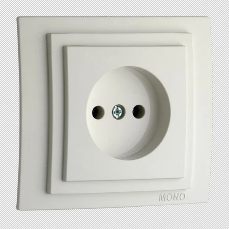 Розетка 2К Mono Electric Despina/ Larissa 16A 250V винтовое подключение белый 500-001922-116