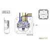 Розетка 2P Liregus Retro со шторками черный матовый 29-224 Розетка 2P Liregus Retro со шторками черный матовый 29-224