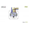 Розетка 2P+E Liregus Retro кремовый омбре 29-122 Розетка 2P+E Liregus Retro кремовый омбре 29-122