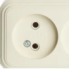 Розетка двойная 2P Stekker Брест слоновая кость PST16-30-20 49057 Розетка двойная 2P Stekker Брест слоновая кость PST16-30-20 49057